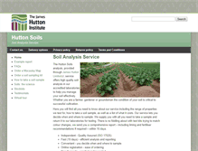 Tablet Screenshot of huttonsoils.com